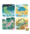 Puzzle Evolutivo Dinosaurios 4 Puzzles