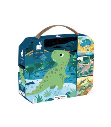 Puzzle Evolutivo Dinosaurios 4 Puzzles | La Granota