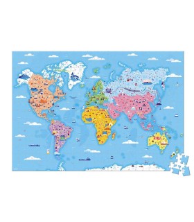 Puzzle Educativo Curiosidades Del Mundo