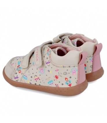 Botín Blandito Garvalín Beig Estampado | La Granota