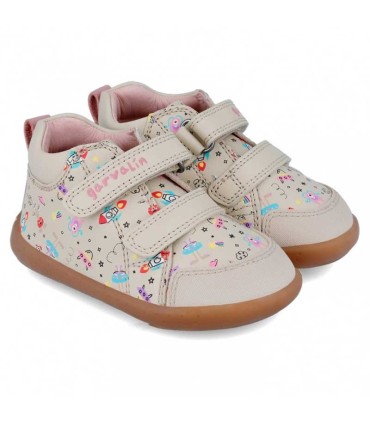 Botín Blandito Garvalín Beig Estampado | La Granota