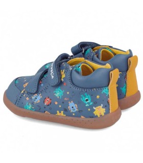 Botín Blandito Garvalín Azul Estampado