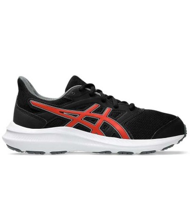 Zapatilla Deportiva Asics Jolt 4 GS Black Fiery Red Junior | La Granota