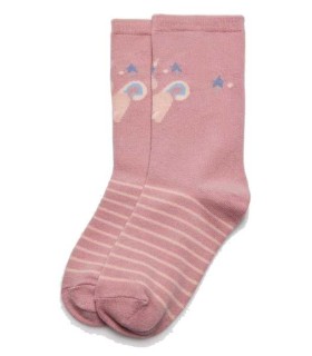Calcetín de Niña con Estrellas Pack de 2 Unidades