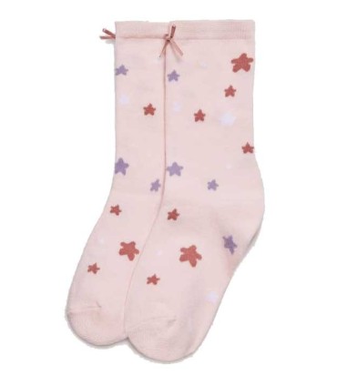 Calcetín de Niña con Estrellas Pack de 2 Unidades | La Granota