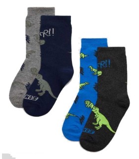 Calcetín Niño Dinosaurios Ysabel Mora Pack de 2 Unidades  | La Granota