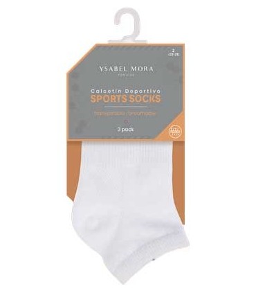 Calcetín Tobillero Infantil Ysabel Mora Blanco | lagranota.es