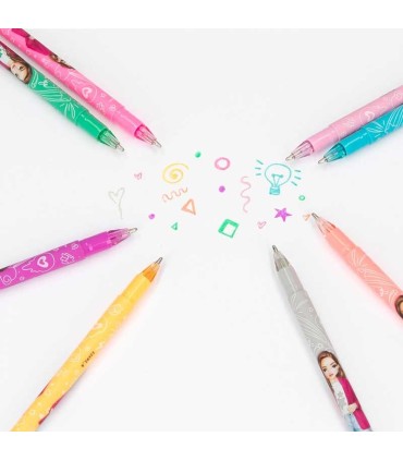 Set De Rotuladores De Gel Con Purpurina Arco Iris TopModel