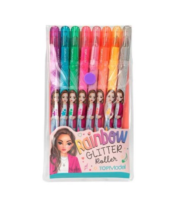 Set De Rotuladores De Gel Con Purpurina Arco Iris TopModel
