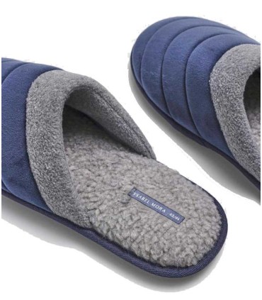 Zapatillas De Casa Hombre Azul Marino Ysabel Mora | lagranota.es