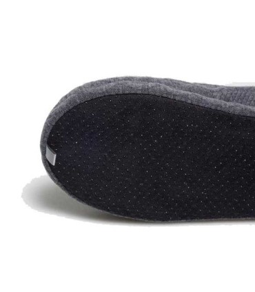 Zapatillas De Casa Hombre Trenzado Gris Ysabel Mora | lagranota.es