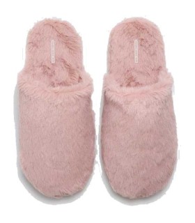 Zapatillas De Casa Mujer Rizo Rosa Ysabel Mora