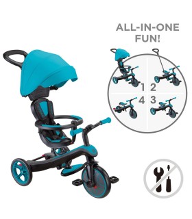 Globber Trike Explorer 4 en 1 Teal
