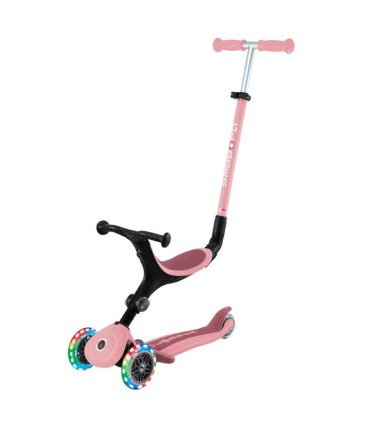 Patinete Evolutivo Globber Go UP Active Rosa Pastel Luces