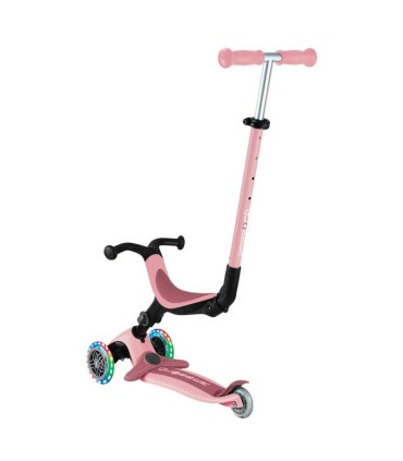 Patinete Evolutivo Globber Go UP Active Rosa Pastel Luces