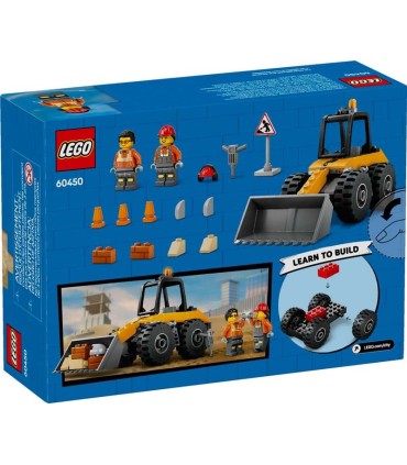 Cargadora Con Ruedas Amarilla Lego City 60450 | lagranota.es