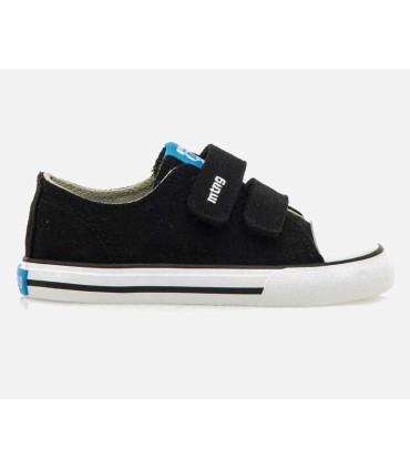 Zapatilla De Lona Mustang Niño Color Negro | lagranota.es