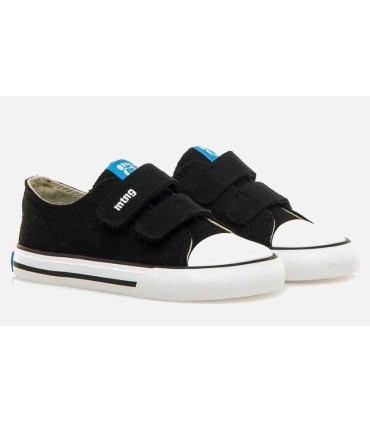 Zapatilla De Lona Mustang Niño Color Negro | lagranota.es