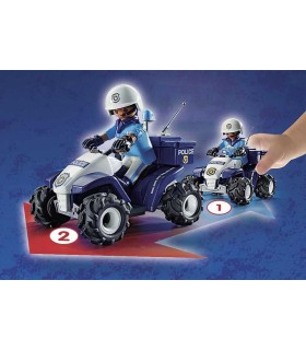 Policía Speed Quad Playmobil 71092