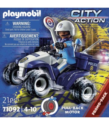 Policía Speed Quad Playmobil 71092 | lagranota.es