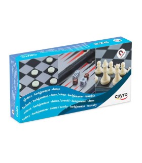 Juego Ajedrez Damas Backgammon Magnético Cayro | lagranota.es