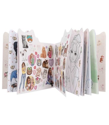 Libro Para Colorear Kitty And Doggy TopModel | lagranota.es