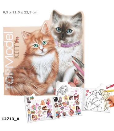Libro Para Colorear Kitty And Doggy TopModel | lagranota.es