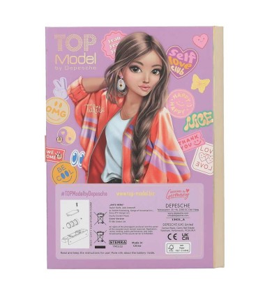 TopModel Diario con Código Secreto y sonido Girl Power | lagranota.es