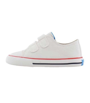 Zapatillas De Lona Mustang Para Bebé Blanca | Lonas en La Granota