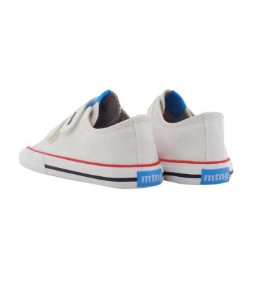 Zapatillas De Lona Mustang Para Bebé Blanca | Lonas en La Granota