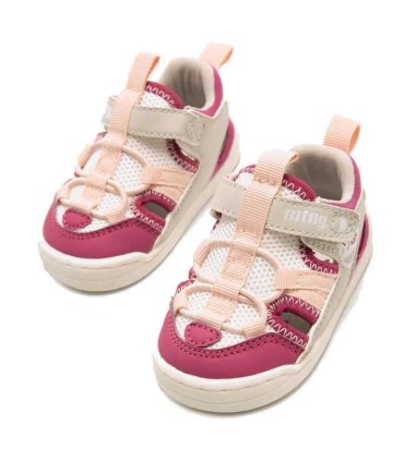 Sandalia Niña Mustang Free Baby Fucsia Blanco | lagranota.es