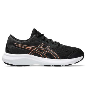 Deportiva Junior Asics Contend 9GS Black/Saxon Green | lagranota.es