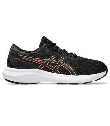 Deportiva Junior Asics Contend 9GS Black/Saxon Green | lagranota.es