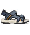 Sandalia Geox Borealis Navy / Orange