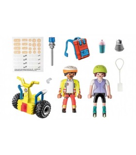 Starter Pack Rescate Con Balance Racer Playmobil 71257