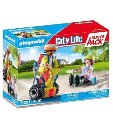 Starter Pack Rescate Con Balance Racer Playmobil 71257 | lagranota.es