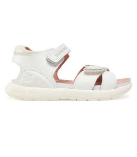 Sandalia Niña Biomecanics Blanca y Plata con Estrellas | lagranota.es