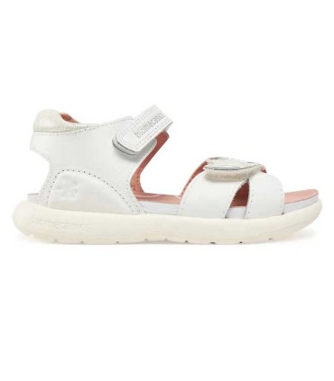Sandalia Niña Biomecanics Blanca y Plata con Estrellas | lagranota.es
