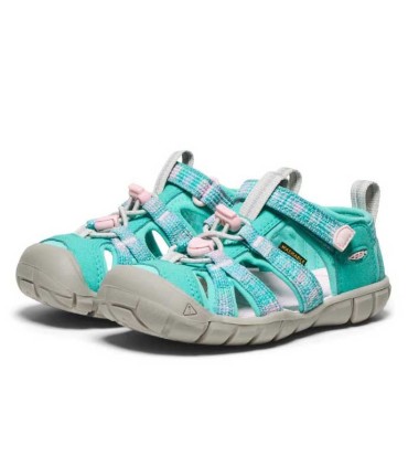 Sandalia Keen Little Kids' Seacamp II Bright Aqua / Pink | lagranota.es