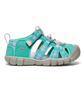 Sandalia Keen Little Kids' Seacamp II Bright Aqua / Pink | lagranota.es