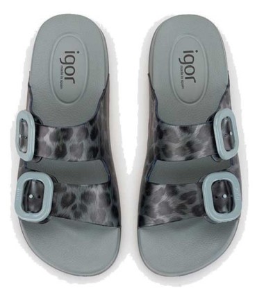 Sandalia Igor Habana Brillo Leo Verde | lagranota.es