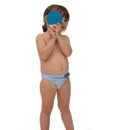 Bañador Culetín Bebé Rayas Azules Ysabel Mora | lagranota.es
