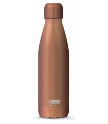 Botella Térmica IDrink 500 Ml. Rosa Metalizado