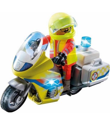 Moto de Emergencias Con Luz Playmobil 71205 | lagranota.es