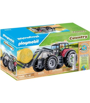 Tractor Grande Con Accesorios Playmobil 71305 | lagranota.es