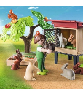 Conejera Playmobil 71252 | lagranota.es