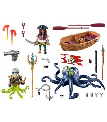 Batalla Con Pulpo Gigante Playmobil 71419 | lagranota.es