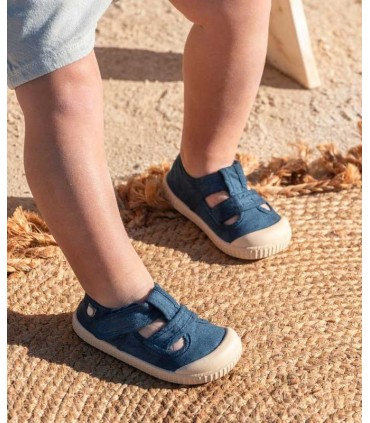 Sandalia De Lona Igor Berri BRF Azul Marino | lagranota.es