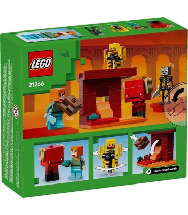 La Batalla De Lava del Inframundo Lego Minecraft 21266