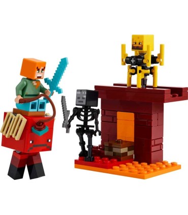 La Batalla De Lava del Inframundo Lego Minecraft 21266